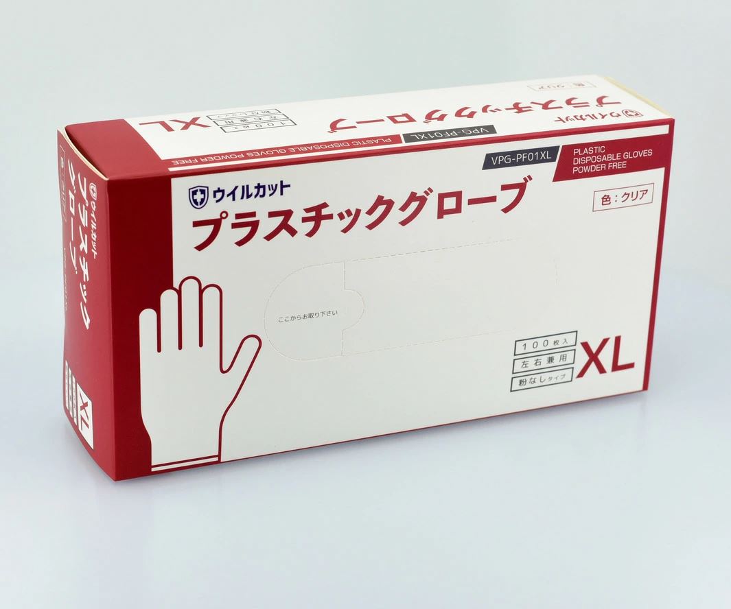 【バラ売り】プラスチックグローブ pvc手袋 100枚 SS/S/M/L