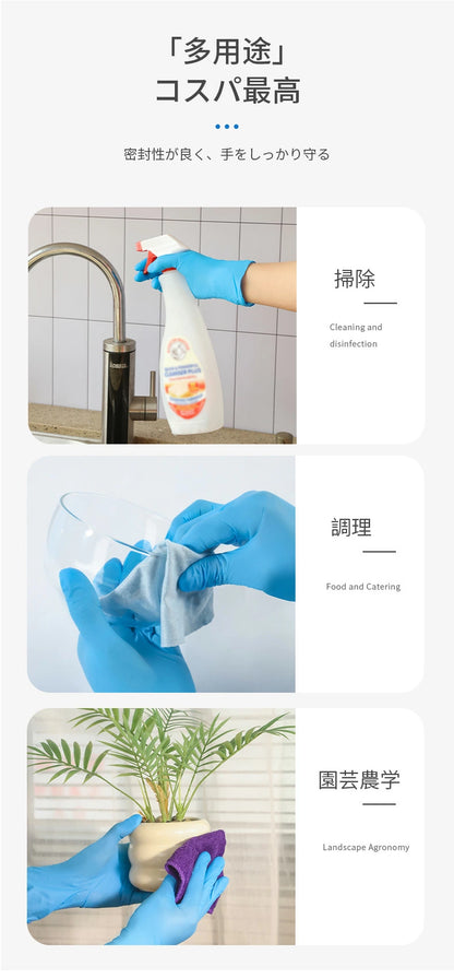 【ケース販売】ウイルカット ニトリル ニトリルグローブ